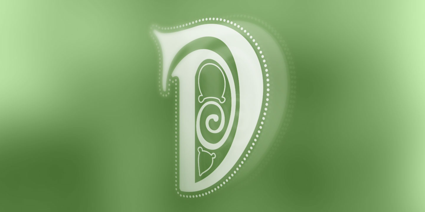 Пример шрифта Celtic Spiral Regular